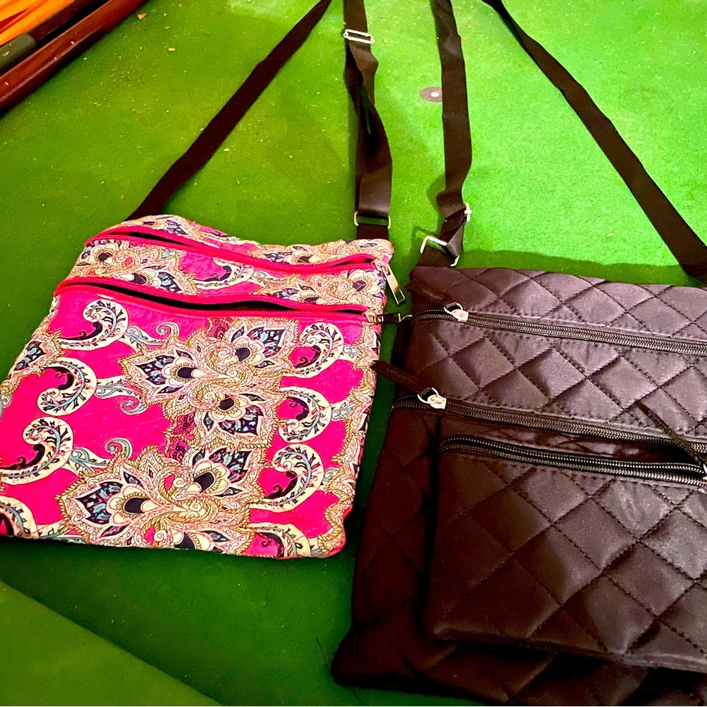 Perfect for traveling or everyday use. Both include multi pockets